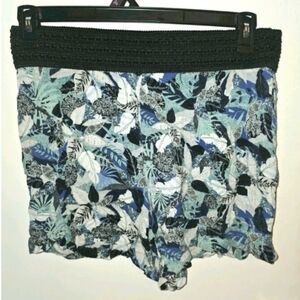 Robert Louis Womens Size Large Shorts Tropical Floral Beach Casual Lightweight